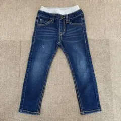 BREEZE ダークブルー デニムパンツ　110cm