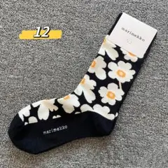 no.12 marimekko ソックス　レディース靴下