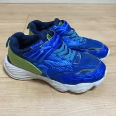 上履きで使用 20cm スキルシューター ムーンスター 男の子 スニーカー 青