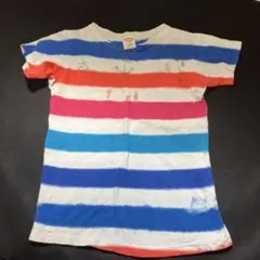 DENIM DUNGAREE ボーダーTシャツ 140cmのサムネイル