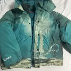 グリーン ダウンジャケット