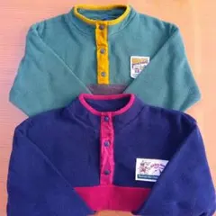 ミッキーマウス フリースジャケット 2点セット