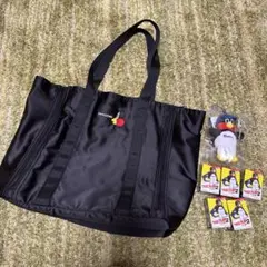 つば九郎　横に拡張トートバッグ➕縦に伸びるトートバッグ つば九郎 横に拡張トートバッグ➕縦に伸びるトートバッグ - メルカリ