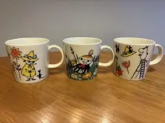 アラビア ムーミン マグカップ 3個セット