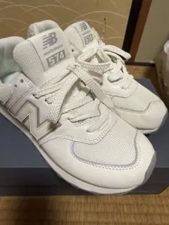 New Balance 574 ホワイト 26センチ