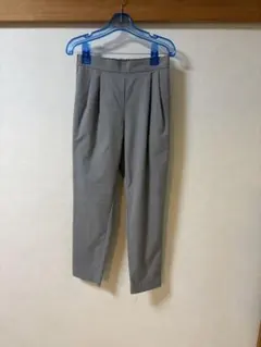 GLOBAL WORKグレー タック入りパンツ Lサイズ