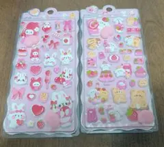 おしりシール 立体シール 人気 マシュマロ ぷにぷに ぷっくり 動物キャラクター