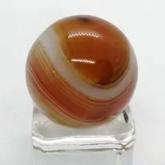 【新品】層がお花のような模様のバンデッドカーネリアン　11-30