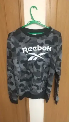 Reebok カモフラージュ トレーナー USA L