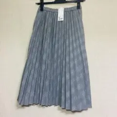 新品　UNIQLO ユニクロ　プリーツチェックスカート　160cm