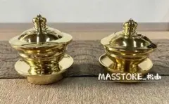密教法具 六器 六個一組 寺院用仏具 工芸品 真鍮製 - メルカリ