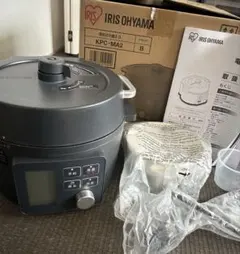 IRIS OHYAMA 電気圧力鍋 KPC-MA2 本体、レシピ本付き - メルカリ