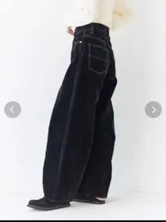 ✅新品✅Ungrid/フロッキーカーブパンツ/フロッキー起毛カーブ 25インチのサムネイル