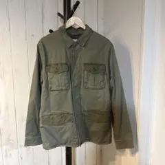 GAP 4ポケット ミリタリー フィールドジャケット 裏カモフラ M（L相当）