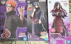 【未開封】一番くじNARUTO-疾風伝C賞ペイン、D賞イタチ、ラストワン賞マダラ