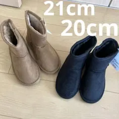 新品　キッズ　ムートンブーツ　2足セット