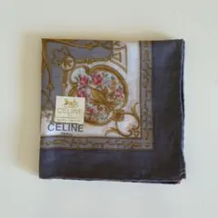 【新品未使用 】CELINE ハンカチ グレー