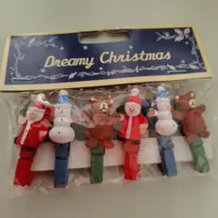 Dreamy Christmas ウッドクリップ 6個セットのサムネイル