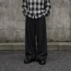 90's wide slacks pants archive
