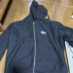 STUSSY ステューシー ジップアップパーカー ブラック L
