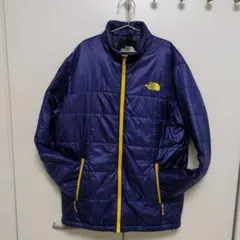 【美品】THE NORTH FACE 中綿ジャケット ブルー イエロー