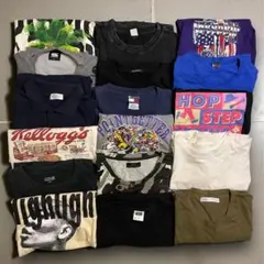 【まとめ売り】 メンズTシャツ XLサイズ 17着セット 人気ブランド 古着
