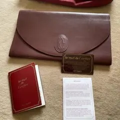 未使用品　CARTIER 極々美品　カルティエ　クラッチバッグ タグあり