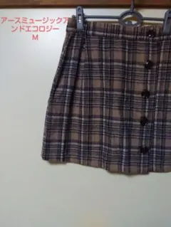 新品タグ付き　アースミュージックアンドエコロジーブラウンスカートM