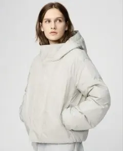 UNIQLO ユニクロ パフテックパーカ サイズM ライトグレー
