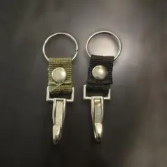 ミニタリーショップ　中田商店　フック付きキーホルダー2個セット