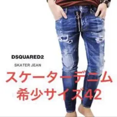 フロントZIP 17FW DSQUARED2 skaterjeans デニム