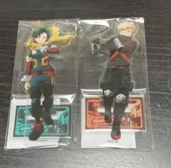 僕のヒーローアカデミア　東急コラボ　緑谷出久　爆豪勝己　アクリルスタンド　セット