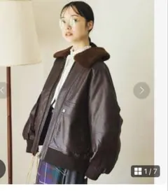 フリークスストア フェイクレザー ボアジャケットのサムネイル