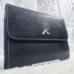 【美品✨】Kitamura キタムラ 二つ折り財布 レザー K2 Kロゴのサムネイル