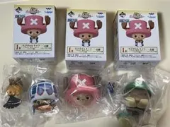 ワンピース　くじ　ちびきゅん　フィギュア　チョッパー　カルー　クンフージュゴン
