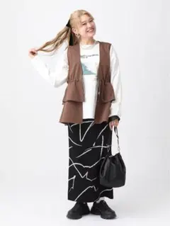 新品⭐︎LEPSIM⭐︎ゆきはプロデュースギャザー２WAYベスト