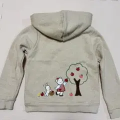 familiar ファミリア　ラメ　パーカー　リアちゃん　110 ベージュ