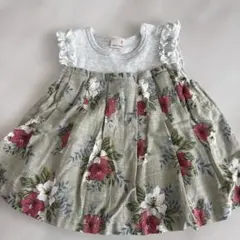 petit main 花柄ワンピース サイズ90