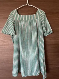 BONTON ストライプ柄 ワンピース　サイズ4 送料込みのサムネイル