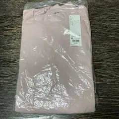 【未使用】UNIQLO U モックネックプルオーバー ピンクXL