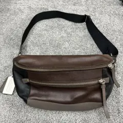 COACH ボディバッグ ブラウン・ブラック