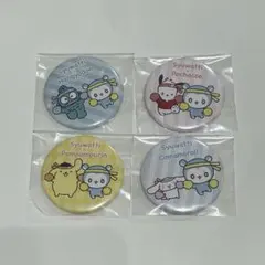 青春しゅわしゅわクラブ　しゅわっちぃ×サンリオ　コラボ缶バッジ