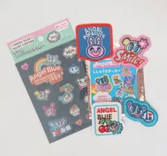 Angel Blue ファブリック・デニムステッカーセット