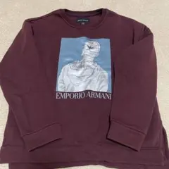 EMPORIO ARMANI バーガンディ トレーナー 10Aのサムネイル
