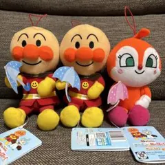チャンポンのヒーロー！ドキンちゃん　アンパンマン ぬいぐるみ 3体セット