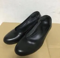 OFFICE SUPPORT オフィスサポート　黒パンプス21.5cm EEEのサムネイル