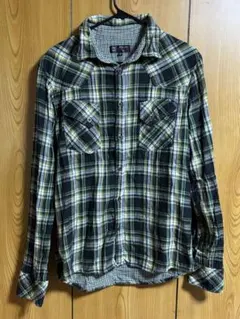 ✨美品✨　ミッシェルクランオム　長袖シャツ　チェック柄　48