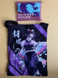 鬼滅の刃　胡蝶しのぶ　ガチャ　肩掛けかばん　原画展　クリアポーチ