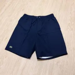 未使用品　LACOSTE　ラコステ　ダイヤモンドタフタ　テニスショートパンツ