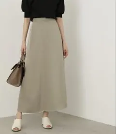 ☆新品未使用☆N. Natural Beauty Basic サテン スカートのサムネイル